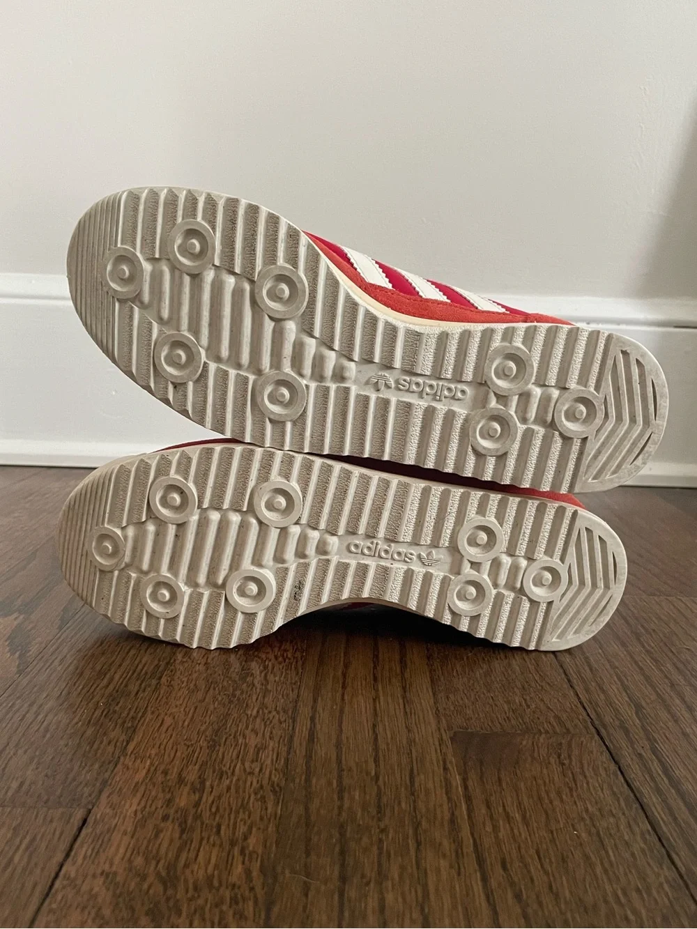 adidas SL 72 Retro Red and White Sneakers